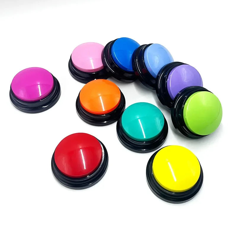 Dog Toys Fun Dogs Can Record Pet Toys Travel Talking Pet Starter Pet Talking Button Portable Cute Pet Training dog toys