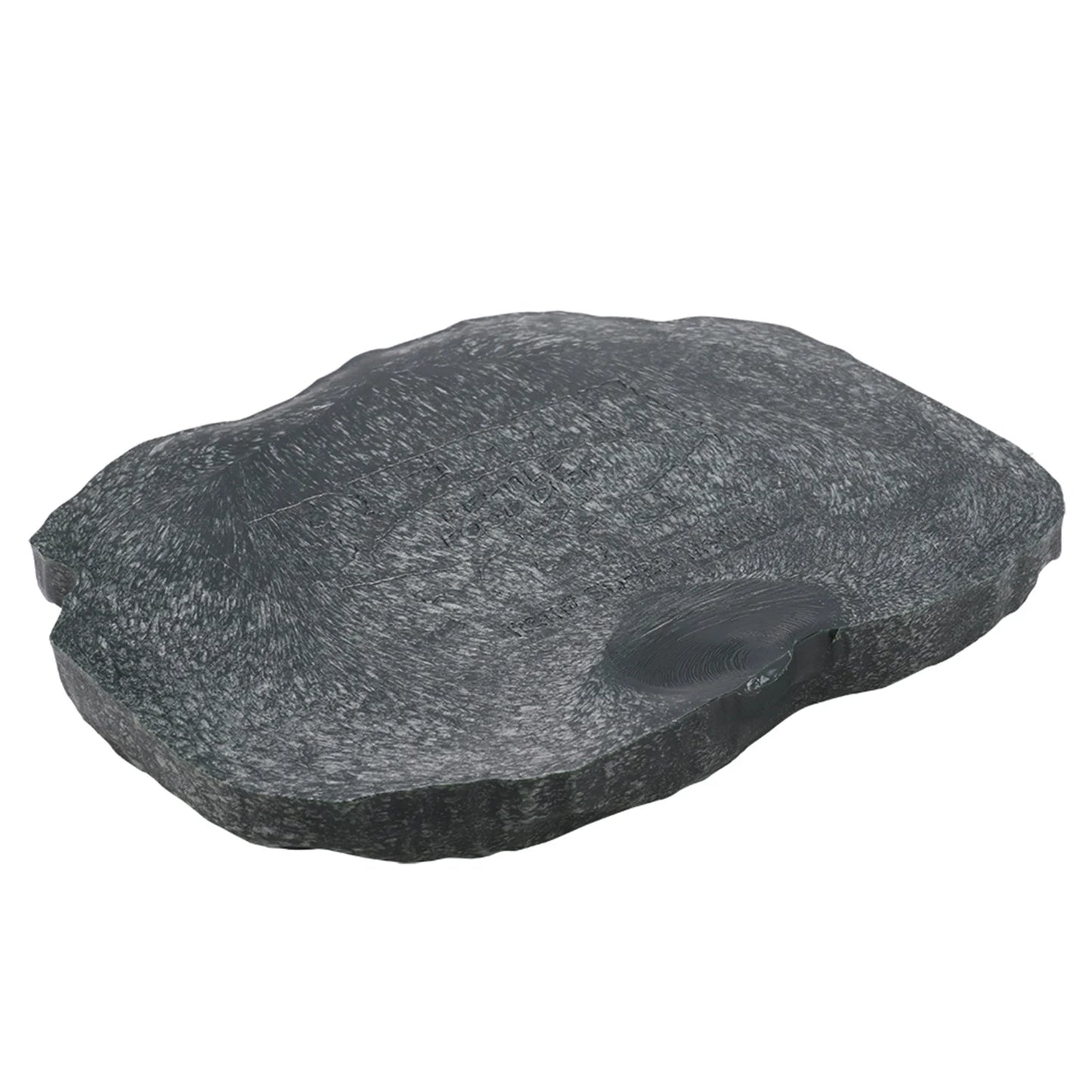 Reptile Feeder ABS Resin Imitation Rock DesignFood and Water Dish Feeder Bowl for Tortoise Lizard