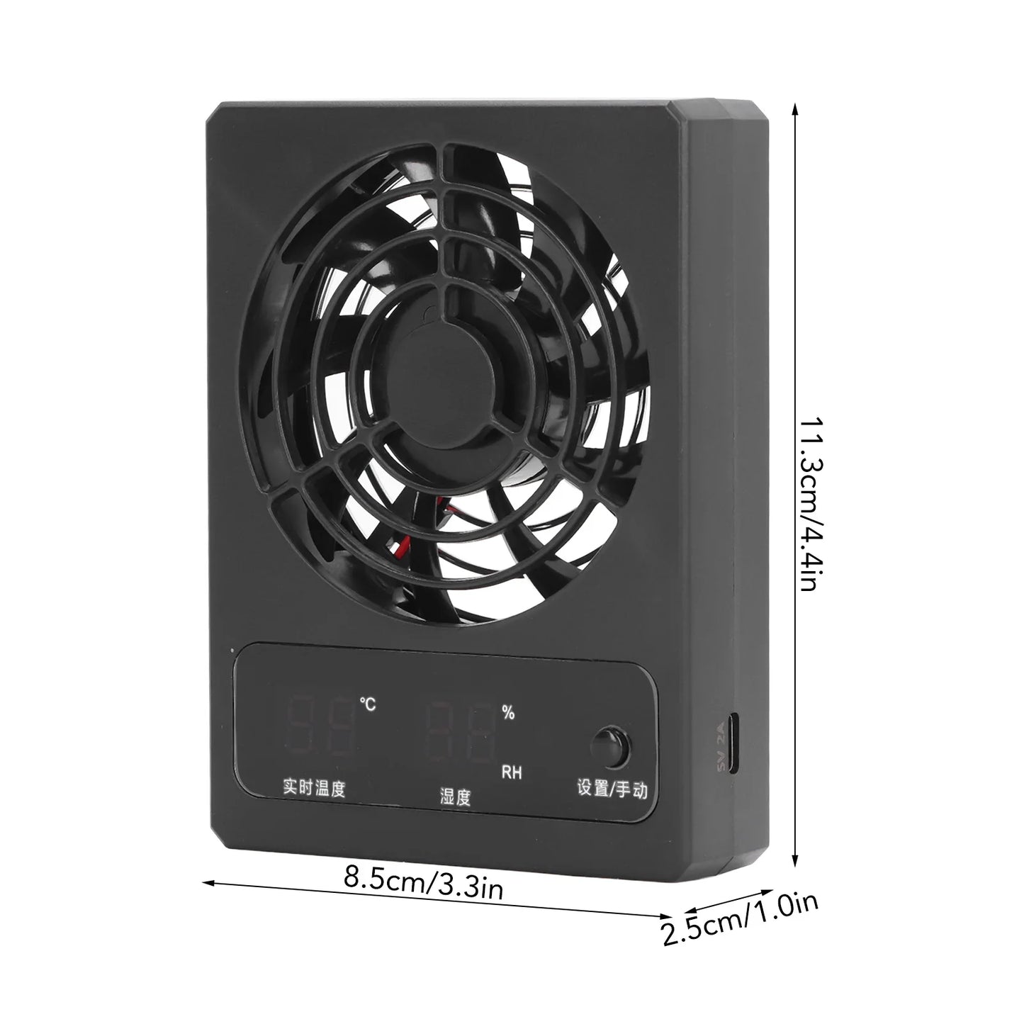 Reptile Fan Heat Dissipation Quiet Improving Air Circulation Reptiles Terrarium Fan Intelligent for Snakes for Amphibians
