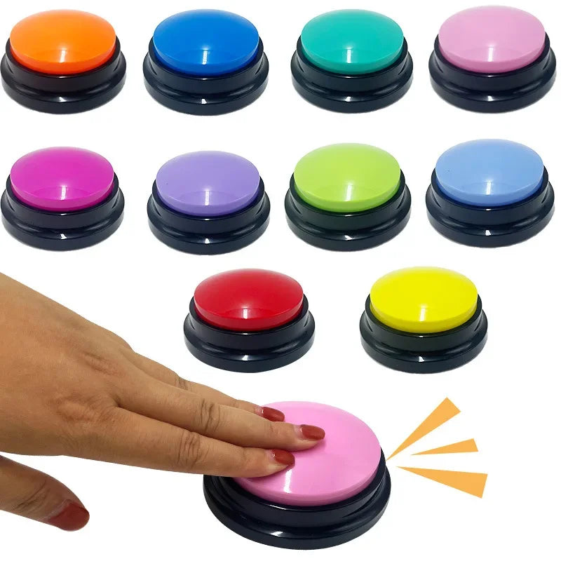 Dog Toys Fun Dogs Can Record Pet Toys Travel Talking Pet Starter Pet Talking Button Portable Cute Pet Training dog toys