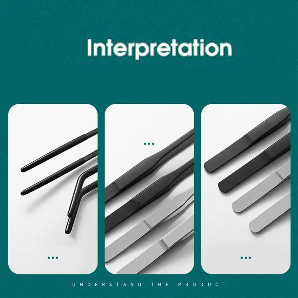 Reptile feeding tool set Efficient feeding rubber head tweezers feeding spoon Reptile Accessories for geckos bearded dragons