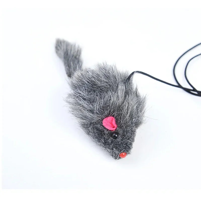 Simulation Mouse Cats Toy Funny Self-hey Hanging Door Retractable Cats Stick Scratch Rope Mouse Cat Interactive Toy Cat Supplies