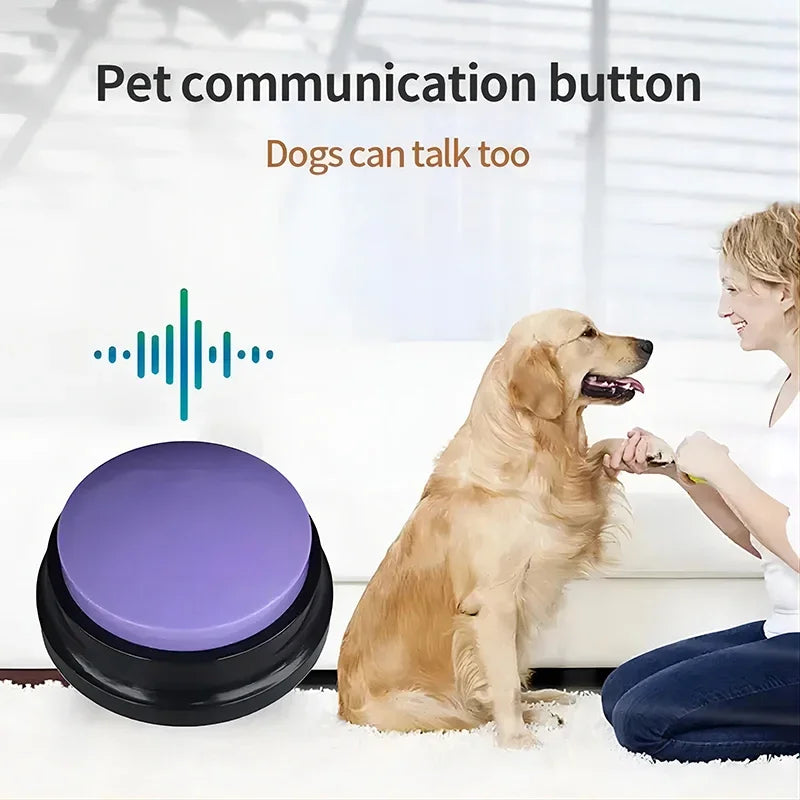 Dog Toys Fun Dogs Can Record Pet Toys Travel Talking Pet Starter Pet Talking Button Portable Cute Pet Training dog toys