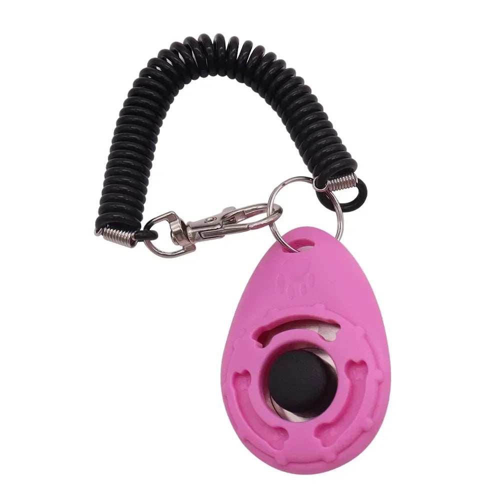 Dog Training Clicker Easy To Use for Cats Puppy Birds Horses Pet Product with Adjustable Wrist Strap Durable Lightweight
