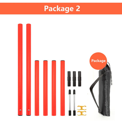 Dog Agility Equipment Portable Pet Training Equipments Dogs Jumping Training Tool Outdoor Dogs Running Stake Sports Stakes Pole