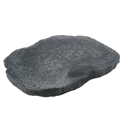 Reptile Feeder ABS Resin Imitation Rock DesignFood and Water Dish Feeder Bowl for Tortoise Lizard