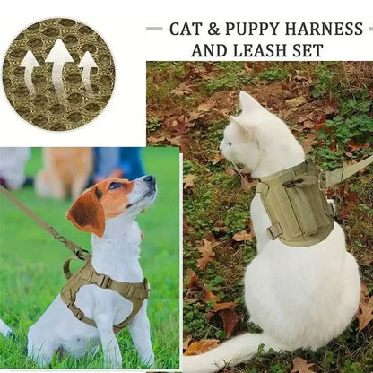 Cats Accessories Pets Pet Products Collar Goods Kitten Kittens Breast-band Collar Harness Leash Things Supplies For Cat Home